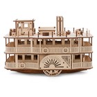 Модель сборная из дерева EWA «Колёсный пароход. Принцесса рек» - Фото 4
