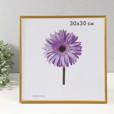 Фоторамка пластик Lida 30х30 см золото
