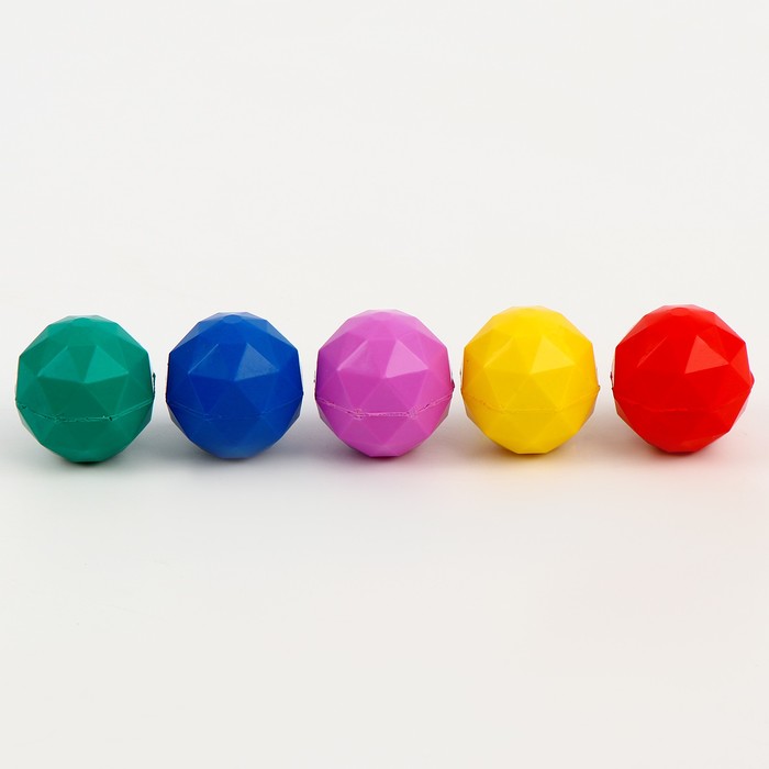 Мяч каучук «Грань», 4 см, цвета МИКС - фото 1909379800