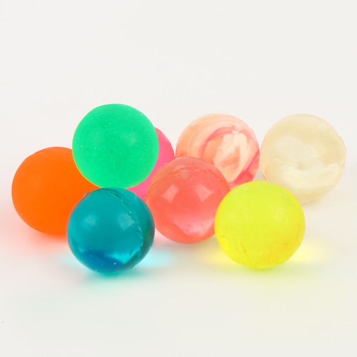 Мяч каучук «Неон», 1,7 см, цвета МИКС