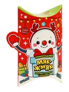 Игрушка-сюрприз «Новогодний Мяк-жмяк» с наклейками, МИКС - фото 809431688