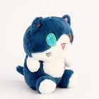 Мягкая игрушка «Котик», 22 см, цвет синий - Фото 2