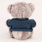 Мягкая игрушка «Медведь», 20 см, в кофте, серая - Фото 4