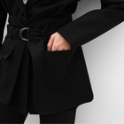 Пиджак женский MINAKU: Casual Collection  цвет черный, р-р 42 - Фото 3
