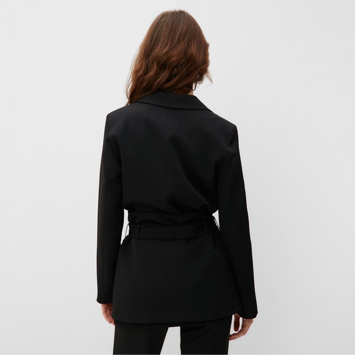 Пиджак женский MINAKU: Casual Collection  цвет черный, р-р 42 - фото 1909379851