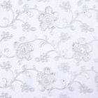 Дорожка на стол «Этель» с пайетками, 40×90±5 см, белая - Фото 4