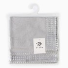 Дорожка Этель со стразами, 118 х 60 ±5 см, цвет серый, п/э - фото 806874965