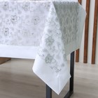 Скатерть «Этель» с пайетками, 110×160±5 см, белая - Фото 3