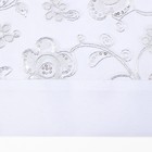 Скатерть «Этель» с пайетками, 110×160±5 см, белая - Фото 4