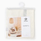 Скатерть «Этель» со стразами, 85×85±5 см, цвет молочный - Фото 8