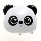Шар фольгированный 22" «Милая панда», голова - фото 8361105