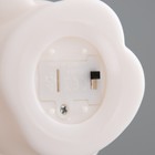 Ночник "Мишка с бантом" LED 2Вт от батареек 3хLR44 бело-розовый 5,5х7,5х11 см RISALUX - Фото 6