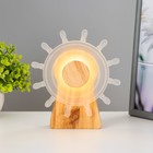 Светильник сенсорный «Штурвал» LED крутится 6 Вт USB 15×4×16 см RISALUX - Фото 3