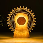 Светильник сенсорный «Колесо» LED крутится 6 Вт USB 15×4×16 см RISALUX - Фото 1