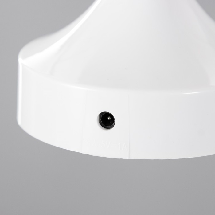 Настольная лампа с ПДУ "Вильям" LED 0.9Вт 4000К USB АКБ белый 11х11х16,2см RISALUX - фото 1909380124