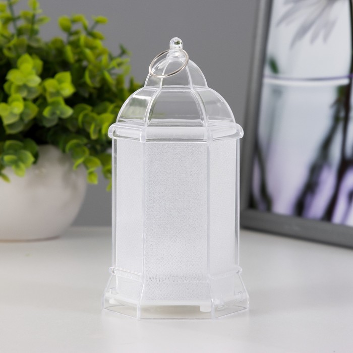 Фигурка светящаяся RISALUX «Волшебный фонарь», LED-ночник, 3×LR1130, 6×6×13 см - Фото 1