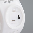 Светодиодная свеча в подсвечнике RISALUX «Застывшая», ночник LED, 3×LR1130, белый, 5×7.5×12 см - Фото 6