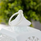 Ночник "Свеча в гексе" 3хLR1130 белый 6х11х15 см RISALUX - фото 24269190