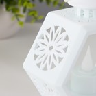 Ночник "Свеча в гексе" 3хLR1130 белый 6х11х15 см RISALUX - фото 24269192