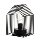 Ночник "Бети" от батареек 3хАА черный 13х13х17 см RISALUX - фото 24269251