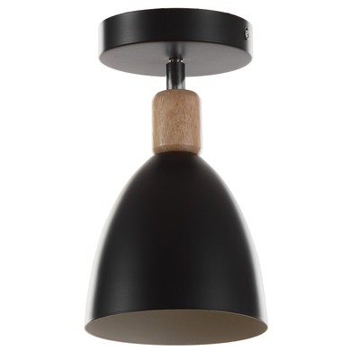 Спот «Дан» Е27 40 Вт черный 14×14×24 см