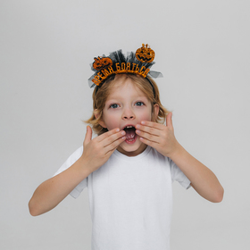 Ободок карнавальный «Тыковка» на Хэллоуин