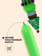 Ручка шариковая многоцветная Calligrata «Ёлка», автоматическая, 10 цветов, 0.7 мм, подарочная, МИКС - Фото 3