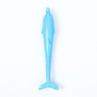 Игрушка для кошек с кошачьей мятой "Дельфин", 17 см, синяя - Фото 2