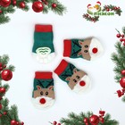 Носки нескользящие «Олени», размер M (3/4×7.5 см), набор 4 шт. - Фото 1