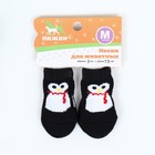 Носки нескользящие "Пингвин", размер M (3/4 * 7,5 см), набор 4 шт - фото 9154302
