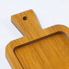 Менажница деревянная «Классика» 4 ячейки, 12,4 х 40 см - Фото 2