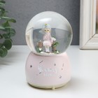 Сувенир полистоун водяной шар музыка, свет "Принцесса в саду" МИКС 8х8х12 см - фото 23209525