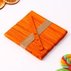 Палочки для мороженого деревянные «Сердечки», набор 50 шт, 11.4 х 1 см - Фото 2