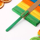 Палочки для мороженого деревянные «Лето», набор 50 шт, 11.4 х 1 см - фото 9154397