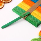 Палочки для мороженого деревянные «Лето», набор 50 шт, 11.4 х 1 см - фото 9154398