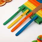 Палочки для мороженого деревянные «Лето», набор 50 шт, 11.4 х 1 см - фото 9154399