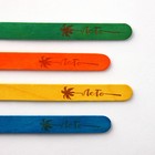 Палочки для мороженого деревянные «Лето», набор 50 шт, 11.4 х 1 см - фото 9154400