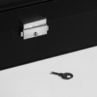 Шкатулка съёмная подставка,17×23×8.5 см, чёрная - Фото 10