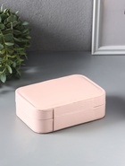 Шкатулка для украшений, 11×16×5 см, розовая - Фото 5