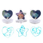 УЦЕНКА Печать цветная «Динозавры», набор 3 шт., ролик-печать с 2 насадками, штемпельная подушка - Фото 4