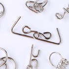 Металлические головоломки «Радуга», набор 16 шт. - Фото 5