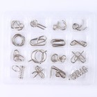 Металлические головоломки «Радуга», набор 16 шт. - Фото 10