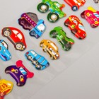 Наклейка пластик объёмные "Сладкие моменты" с золотой обводкой МИКС 33,5х6 см - фото 23204730