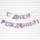 Гирлянда на ленте «С Днем Рождения», 250 см. - Фото 2