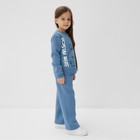 Костюм детский с начёсом (свитшот, брюки) KAFTAN Кролик, размер 32 (110-116 см), голубой - Фото 3