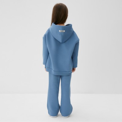 Худи детское с начёсом KAFTAN, голубое, размер 30 (98-104 см)
