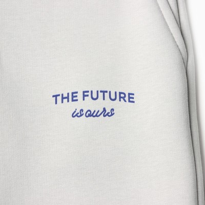 Костюм детский с начёсом (свитшот, брюки) KAFTAN Future, размер 30 (98-104 см), серый