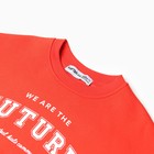 Костюм детский с начёсом (свитшот, брюки) KAFTAN Future, размер 30 (98-104 см), красный - Фото 9