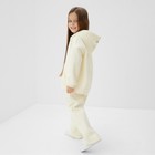 Костюм детский с начёсом (толстовка, брюки) KAFTAN р.32 (110-116), молочный 9925940 - фото 11703632
