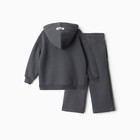 Костюм детский с начёсом (толстовка, брюки) KAFTAN, размер 30 (98-104 см), серый - Фото 12